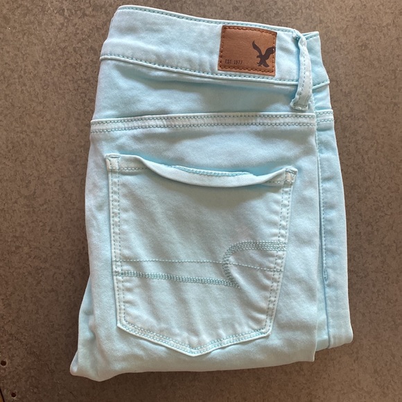 Light blue stretchy jeans - Picture 6 of 7